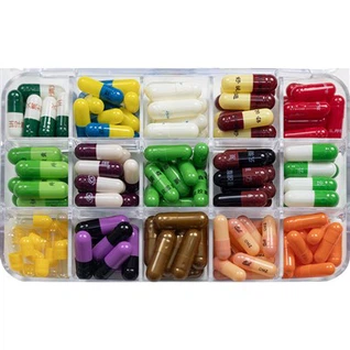 Tomma gelatinpillerkapslar